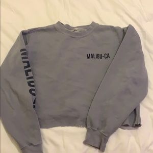 brandy melville cropped sweatshirt